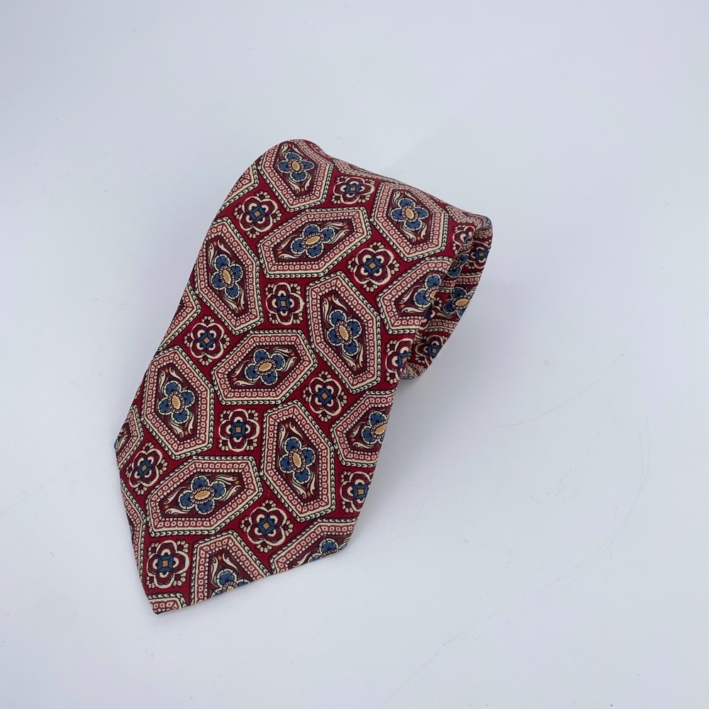 Liberty Tie Men One Size Colorful Patterned Silk Classic Luxury Necktie USA Made